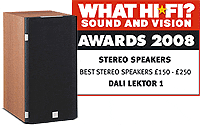 Dali Lektor 1 WhatHifi Award 2008