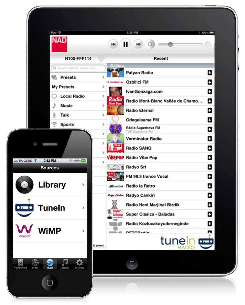 Application NAD M50 Remote pour iPhone, iPad et iPod-touch