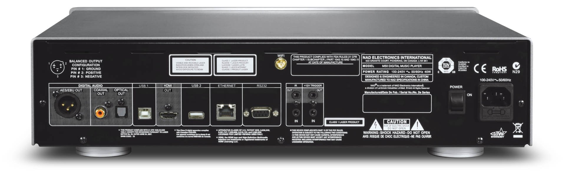 NAD M-50 Lecteur CD et streamer high-end