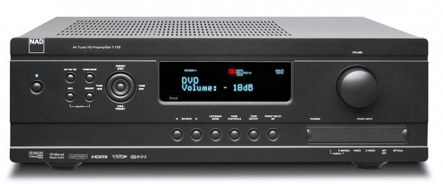 NAD T 175 HD préampli-tuner AV 7.1